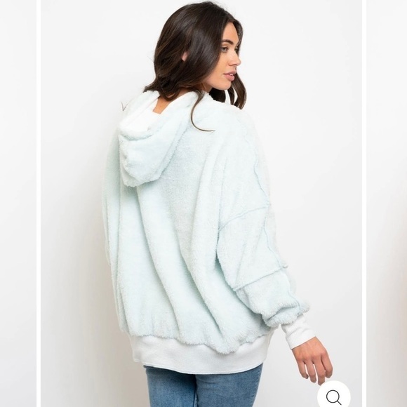 𝅺LADIES Teddy hoodie sweatshirt - Picture 3 of 3